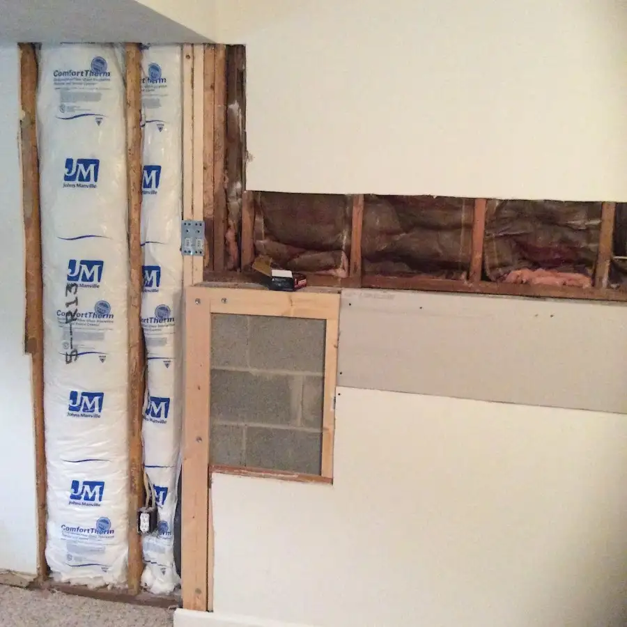 Wall insulation replacement during Structural Drying in Litchfield
